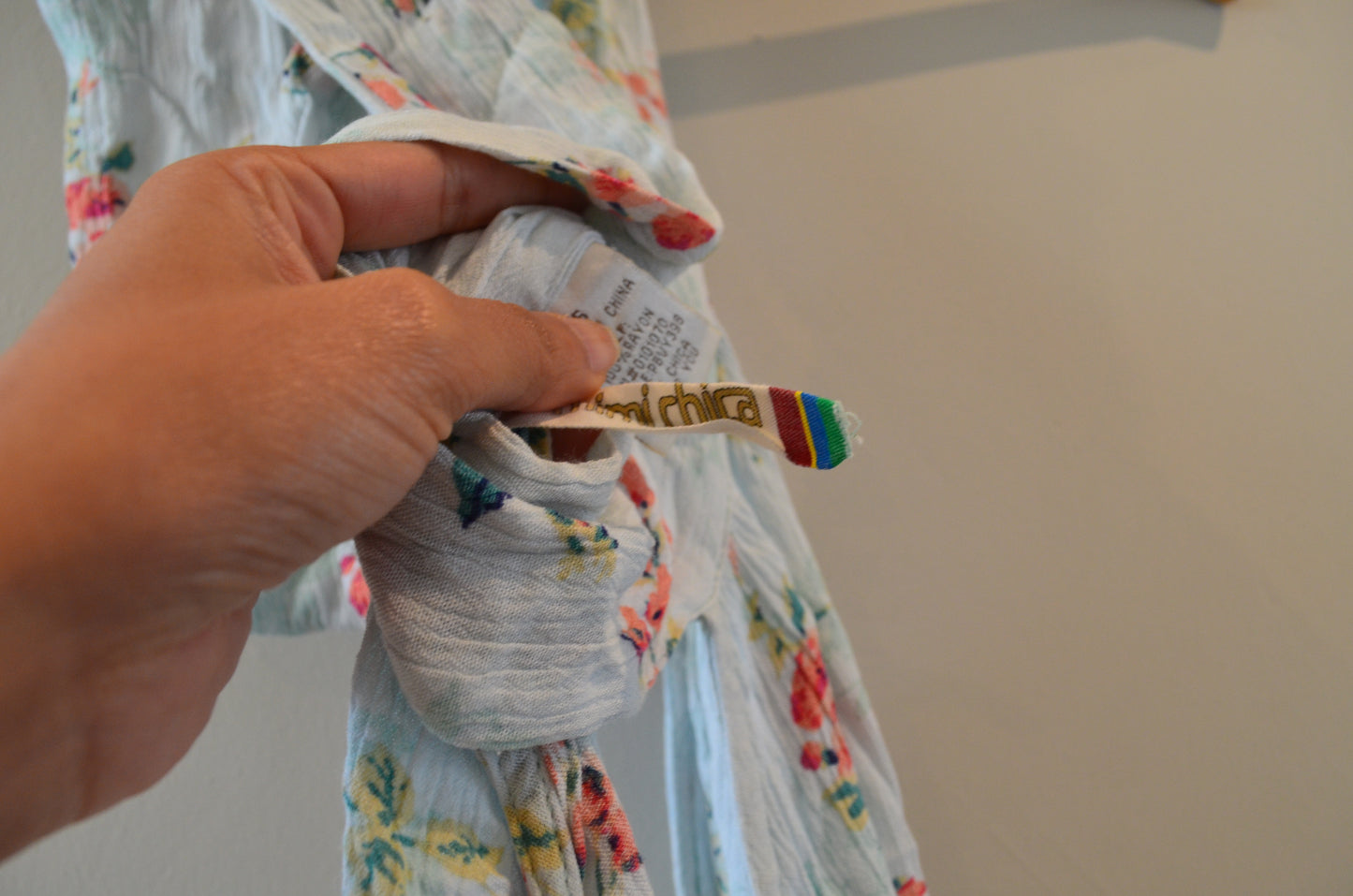 Floral Blue Short Jumpsuit