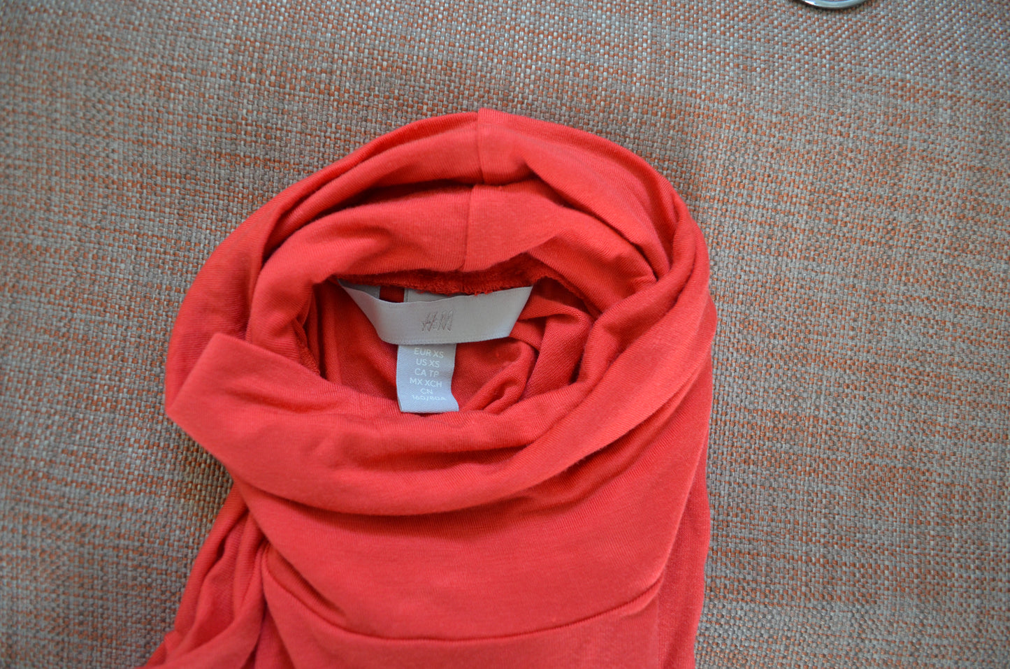 Vermillion Stretchy Turtleneck Top