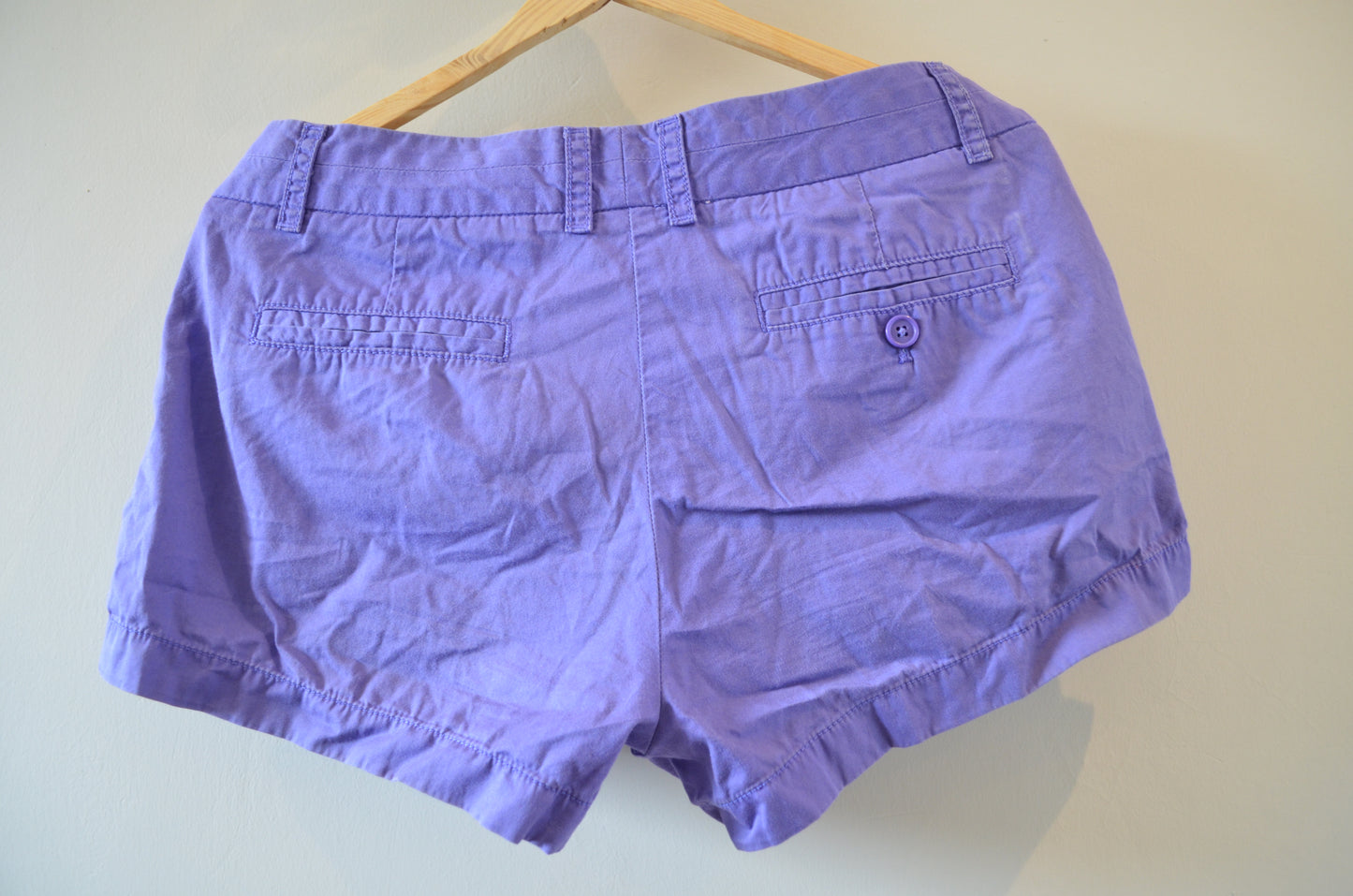 Purple Chino Shorts