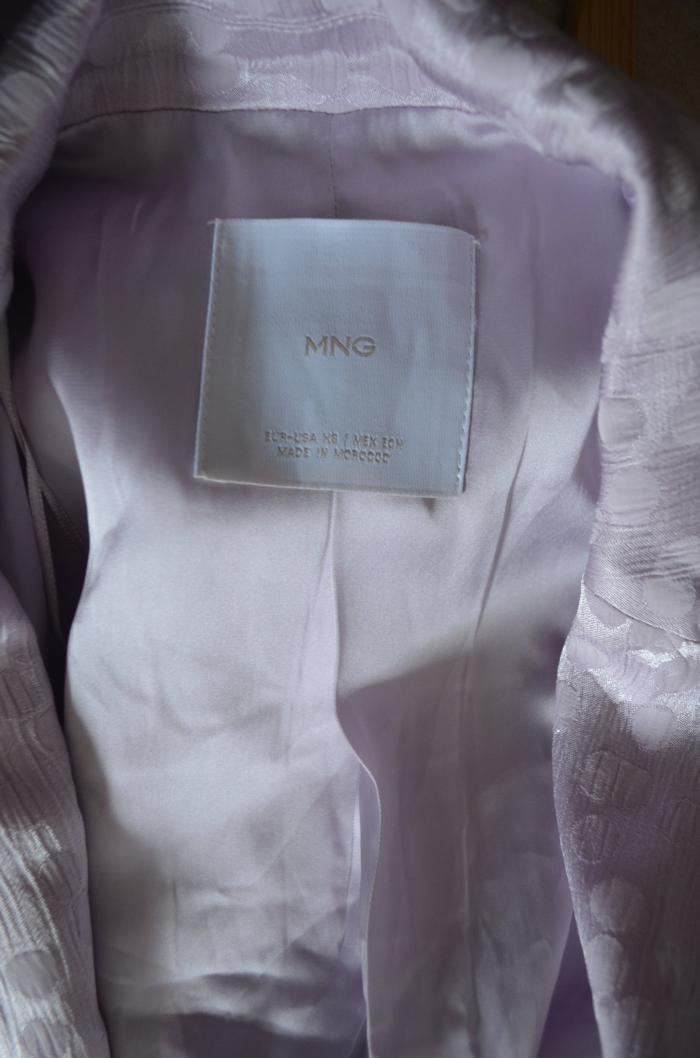 Lavender Polka Dot Blazer