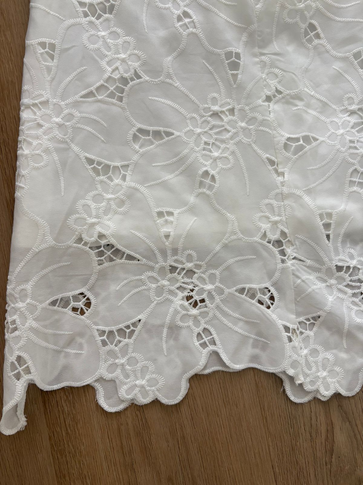 Lace Midi White Dress