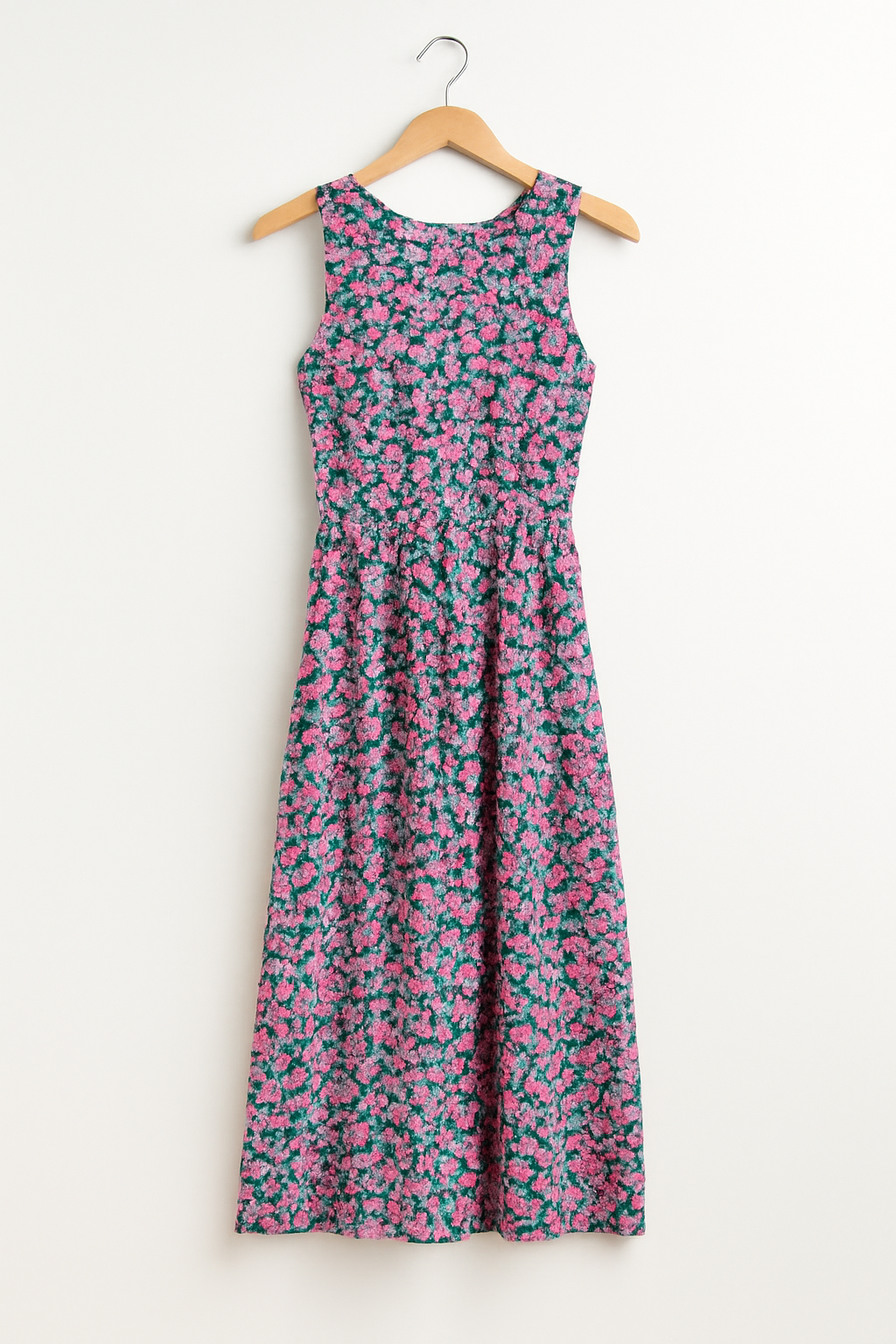Sleeveless Floral Midi Dress