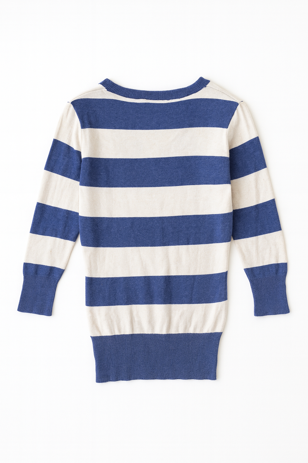 Blue & White Sweater