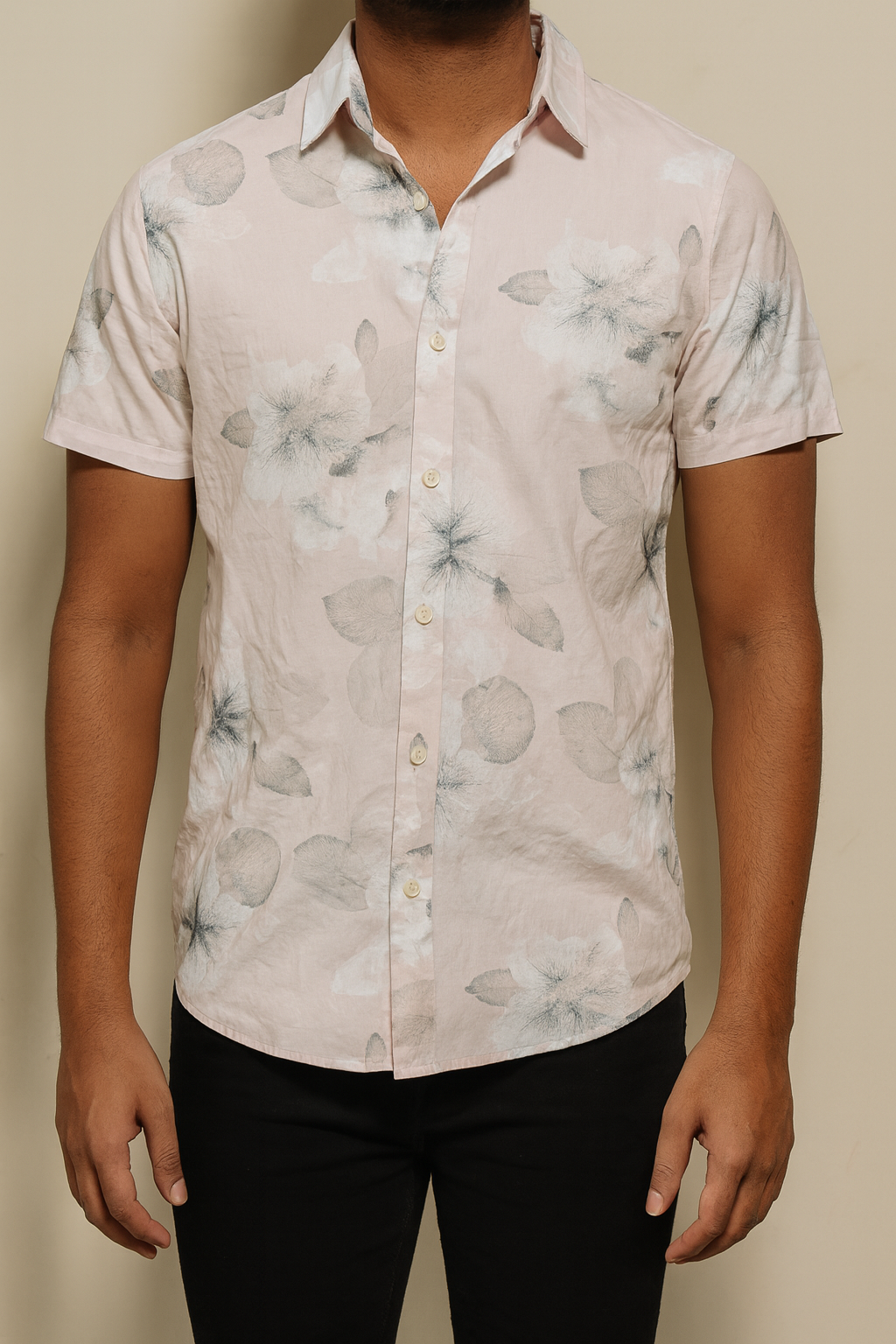 Men's Floral Short Sleeve Shirt