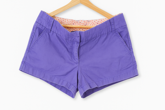 Purple Chino Shorts
