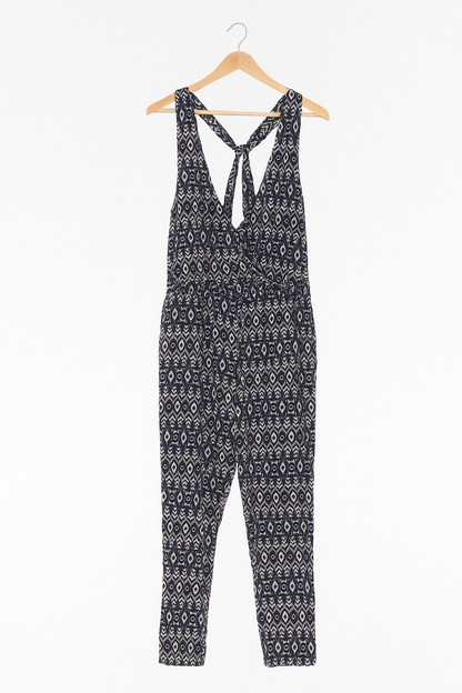 Patterned Long Jumpsuit