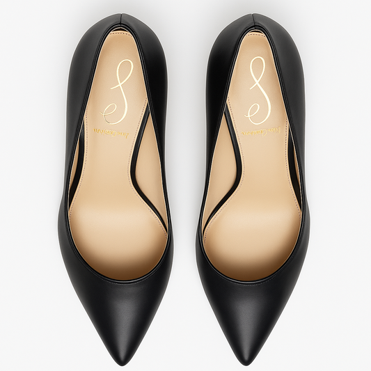 Black Pointed Toe Heels