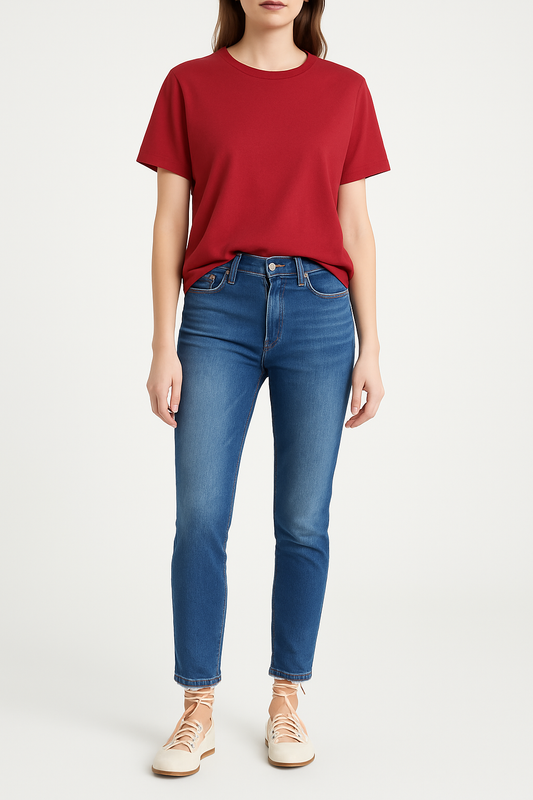 Mid-Rise Skinny Jeans