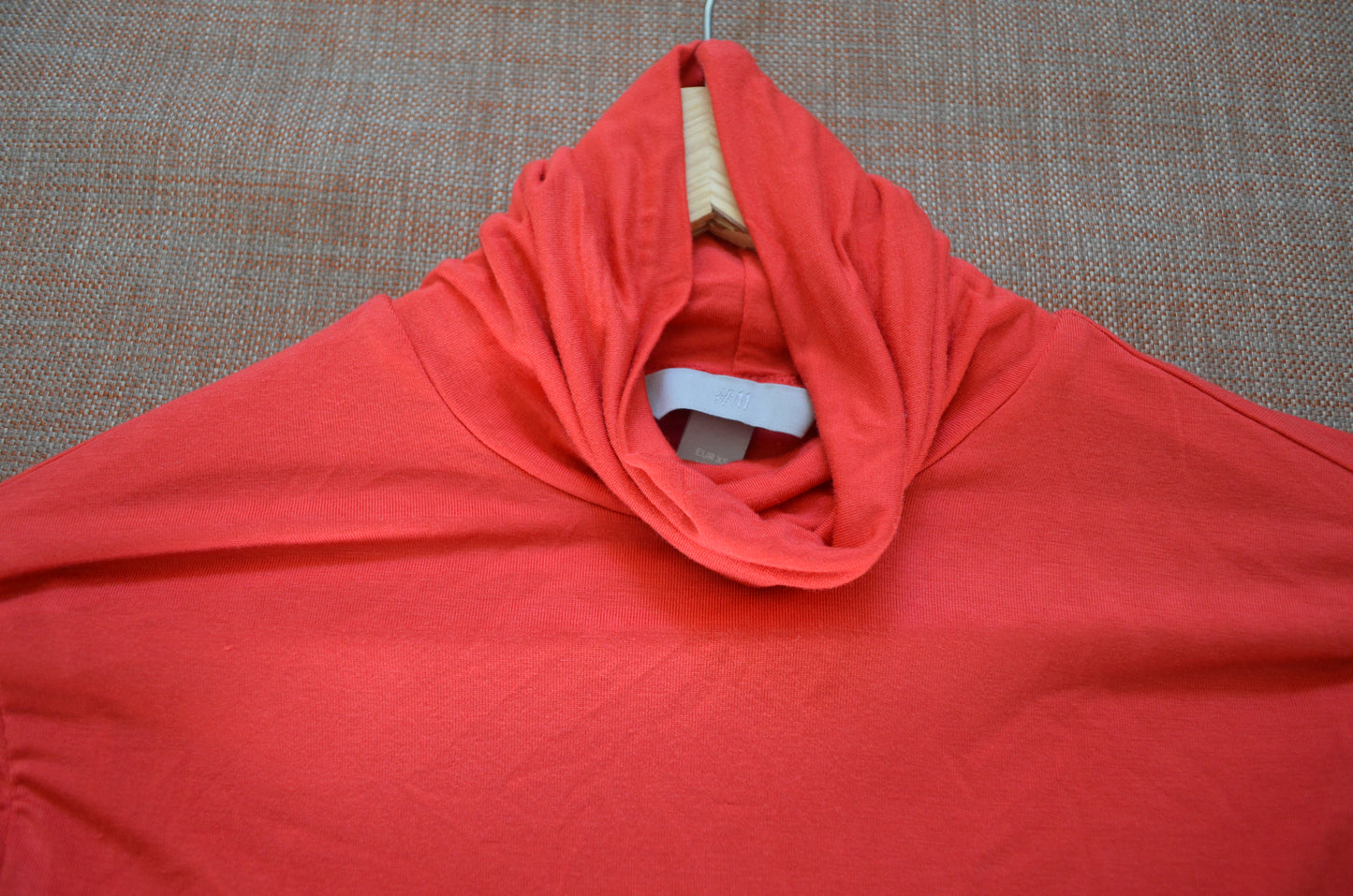 Vermillion Stretchy Turtleneck Top