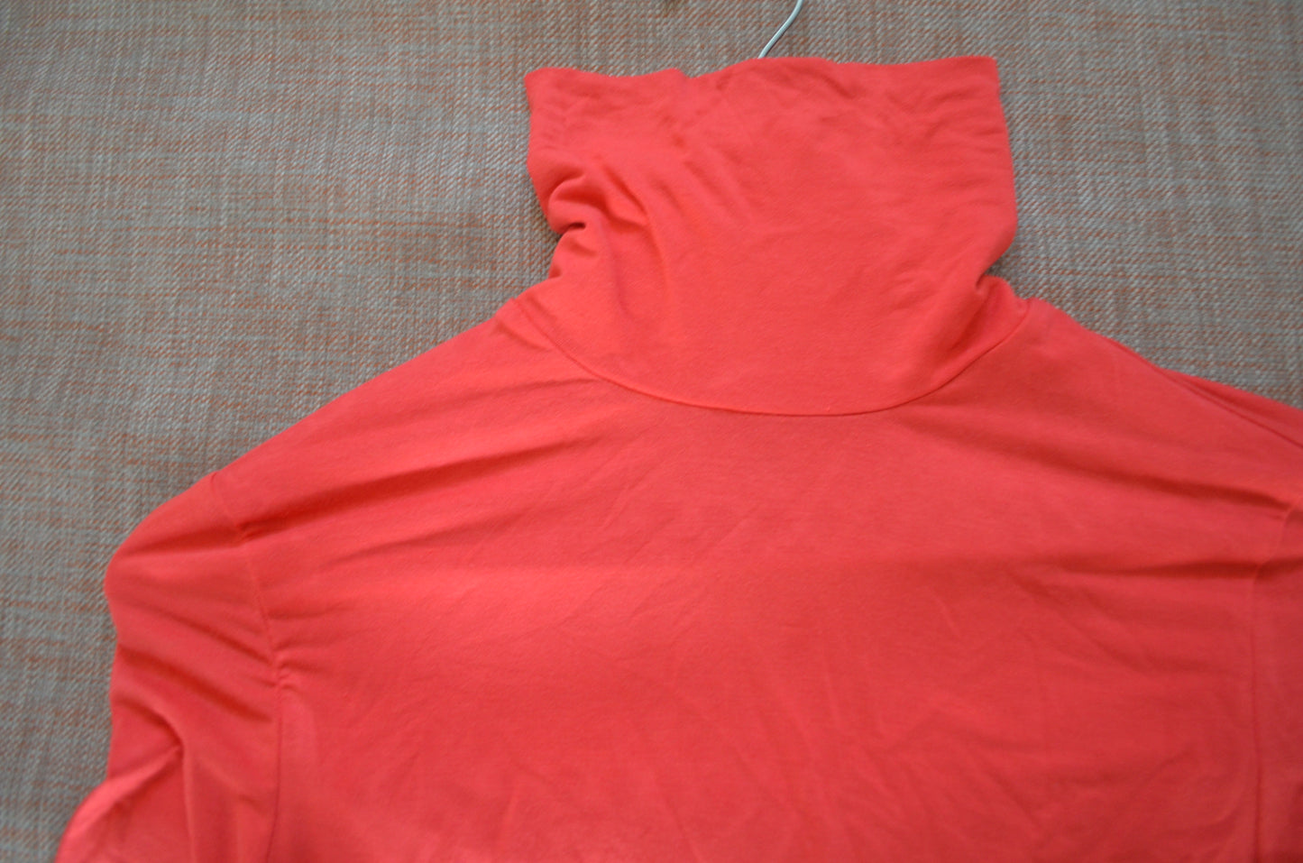 Vermillion Stretchy Turtleneck Top