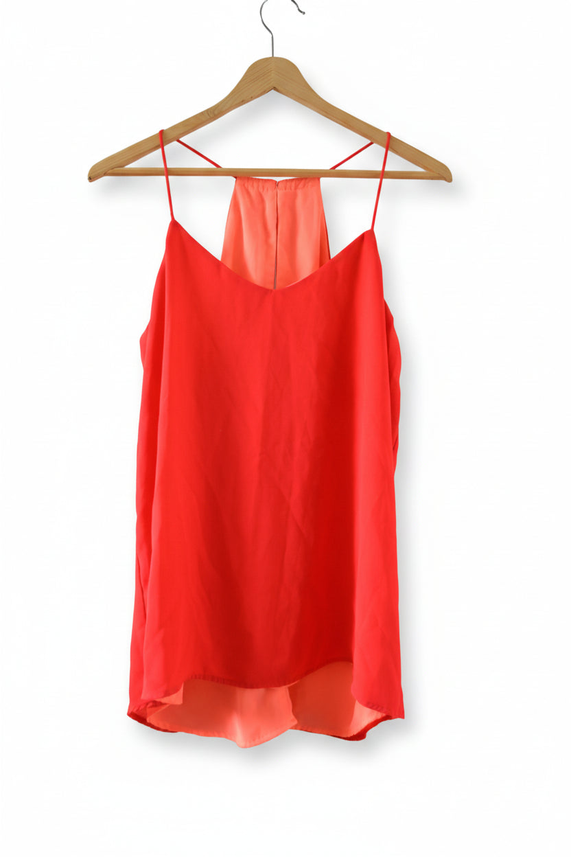 Reversible Orange Tank Top