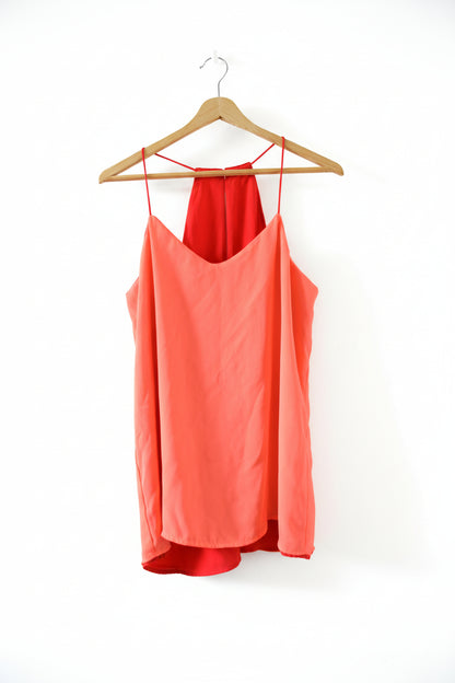 Reversible Orange Tank Top