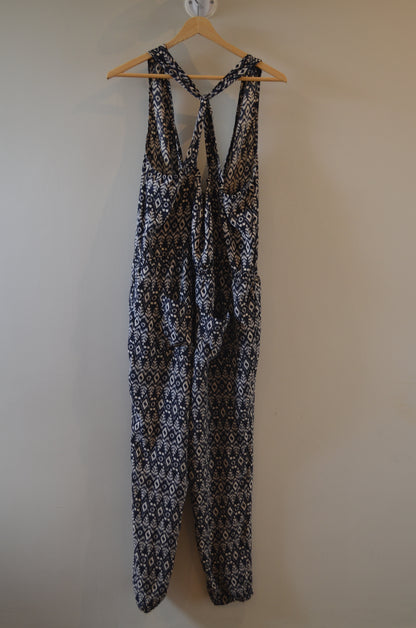 Patterned Long Jumpsuit