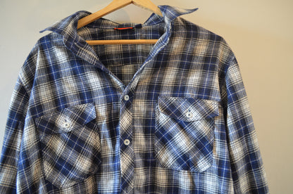 Men's Blue Flannel Shirt