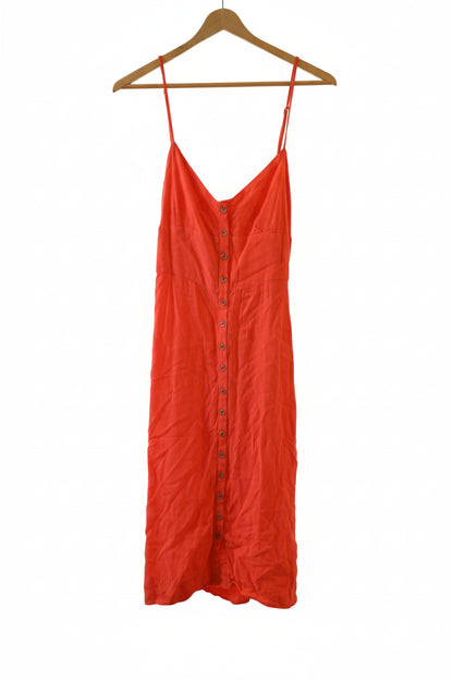 Orange Tie Back Dress