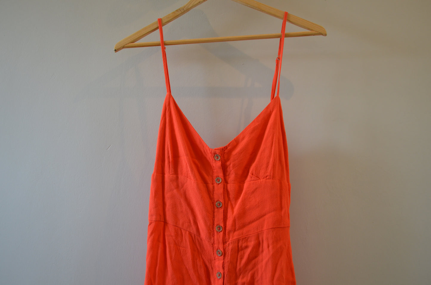 Orange Tie Back Dress
