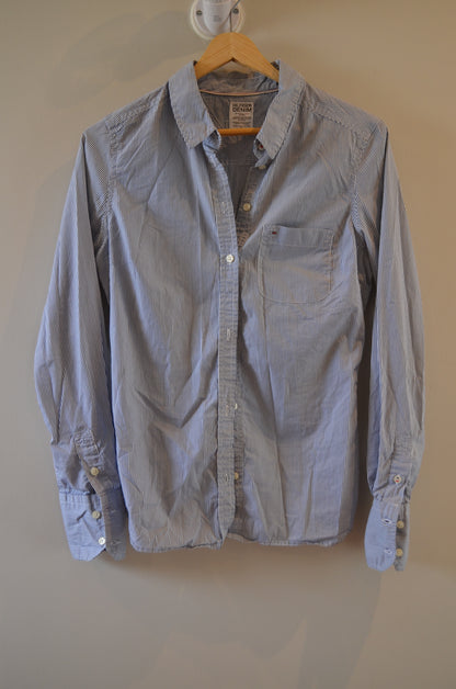 Blue & White Striped Shirt