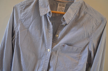 Blue & White Striped Shirt