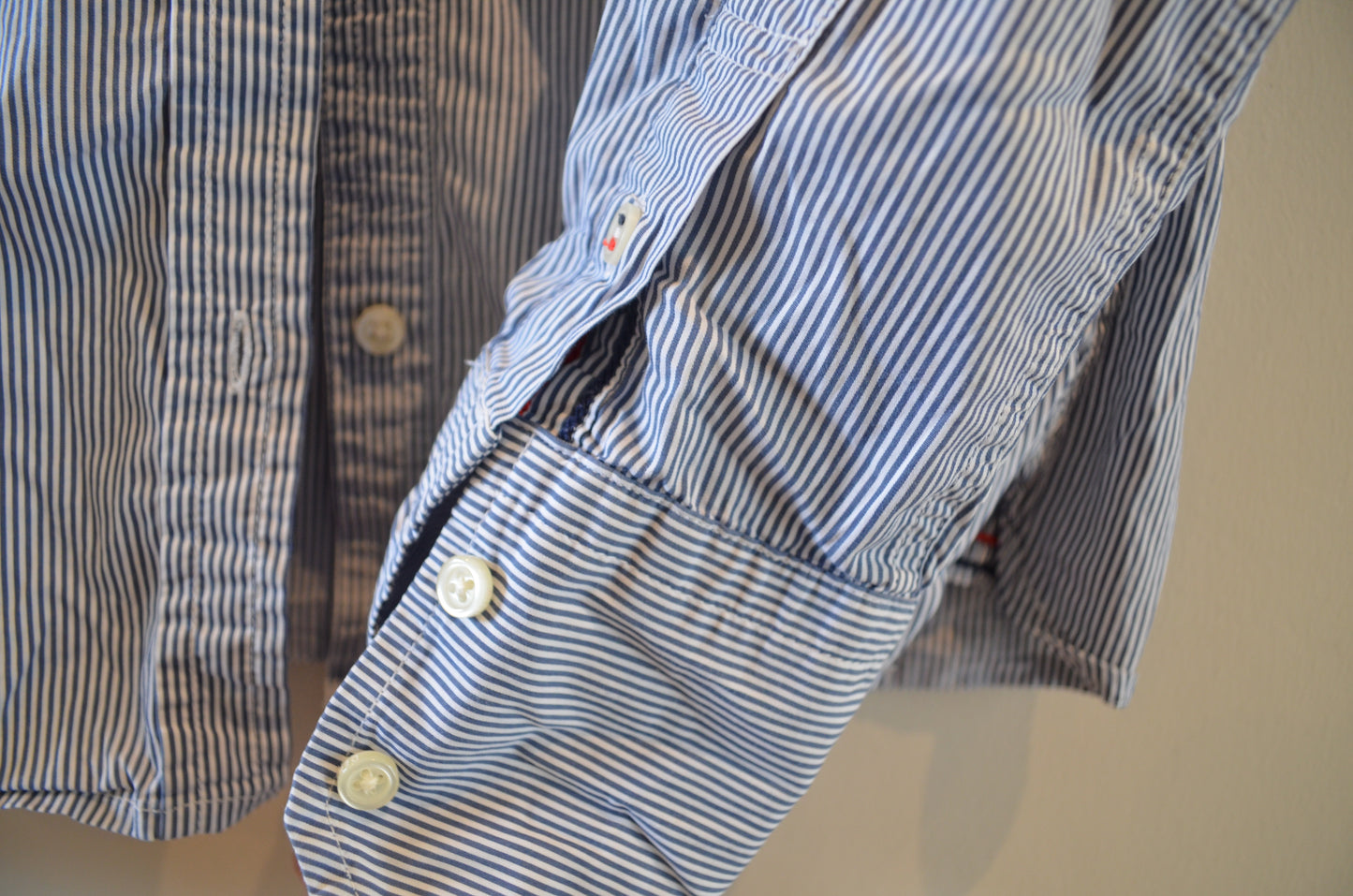 Blue & White Striped Shirt