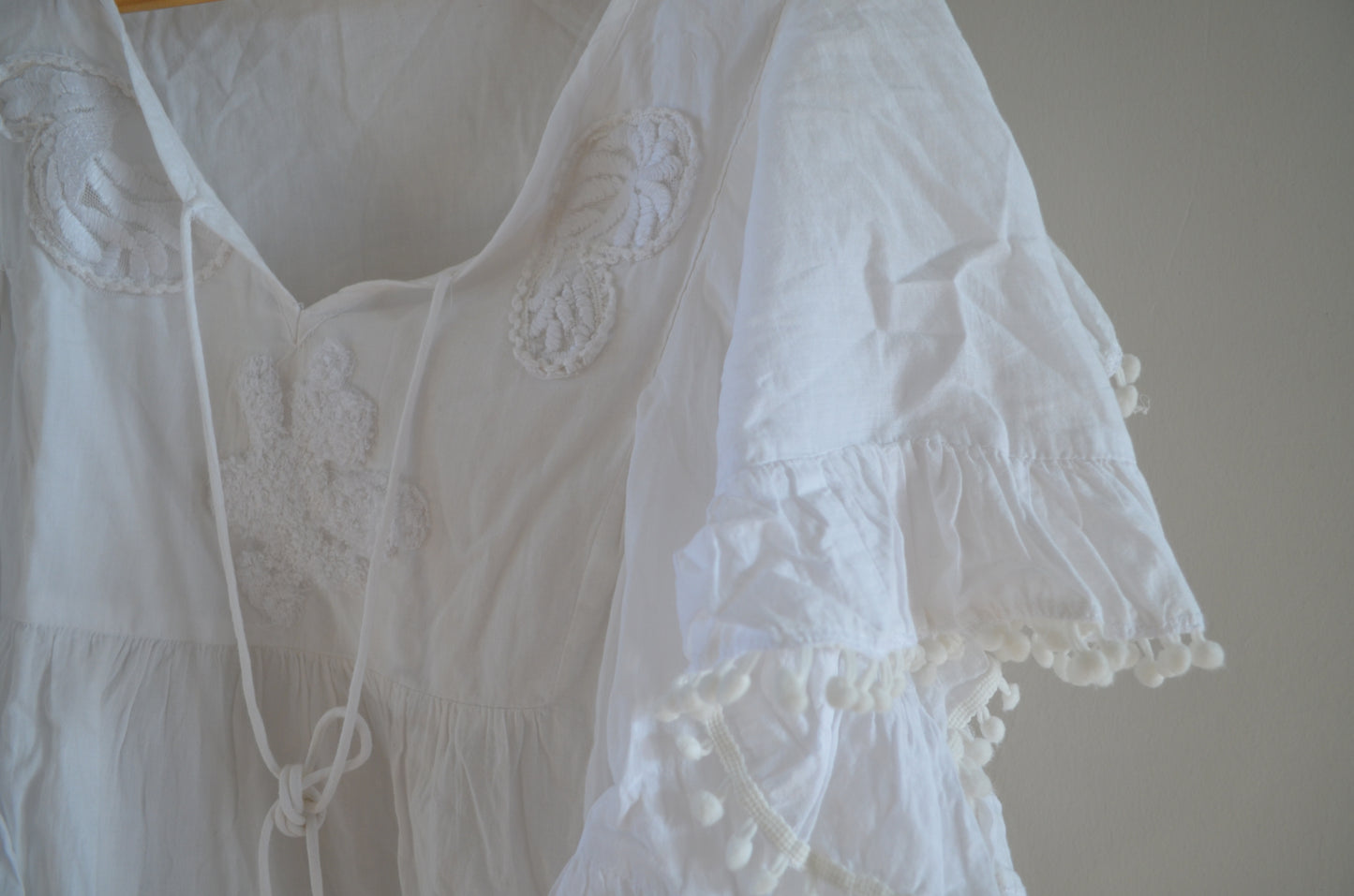 Boho Ruffled Sleeve Top