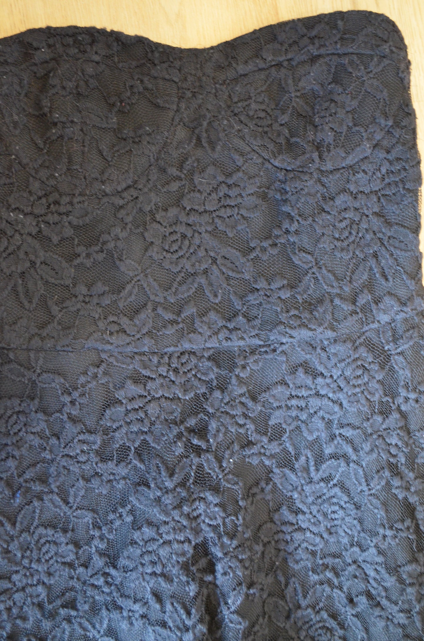 Lace Strapless Mini Dress