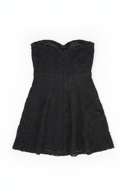 Lace Strapless Mini Dress