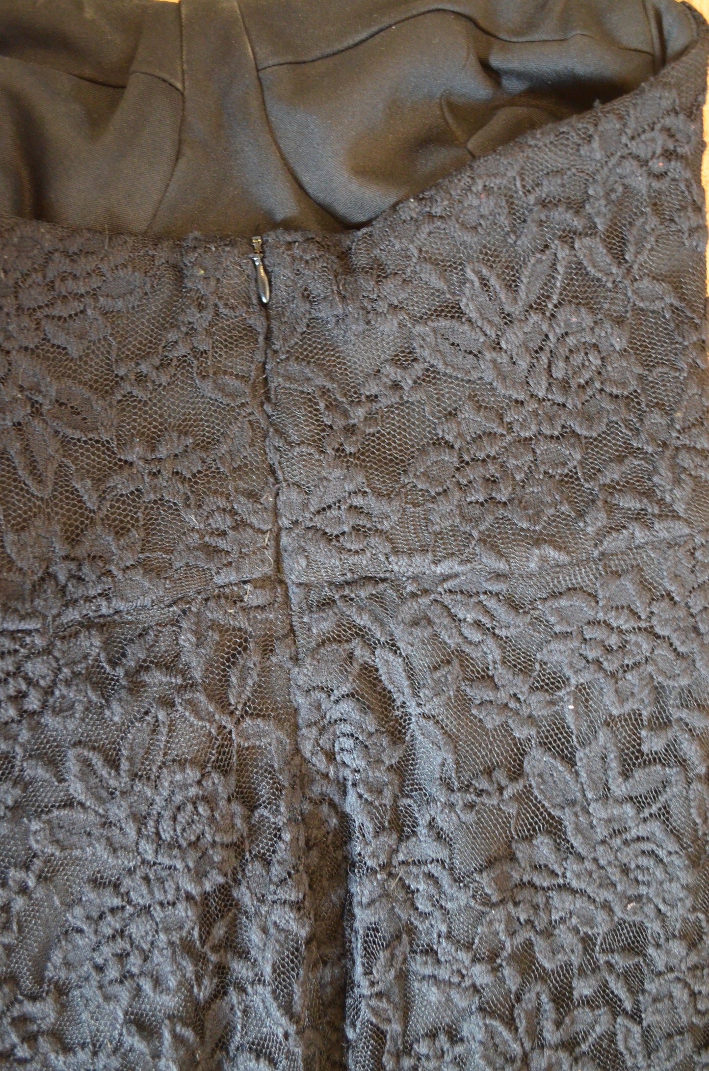 Lace Strapless Mini Dress