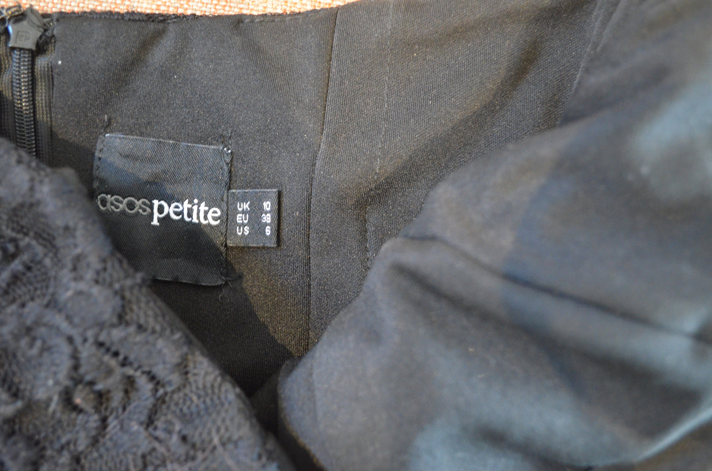 Lace Strapless Mini Dress