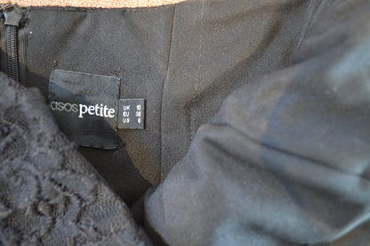 Lace Strapless Mini Dress