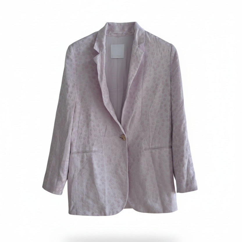 Lavender Polka Dot Blazer