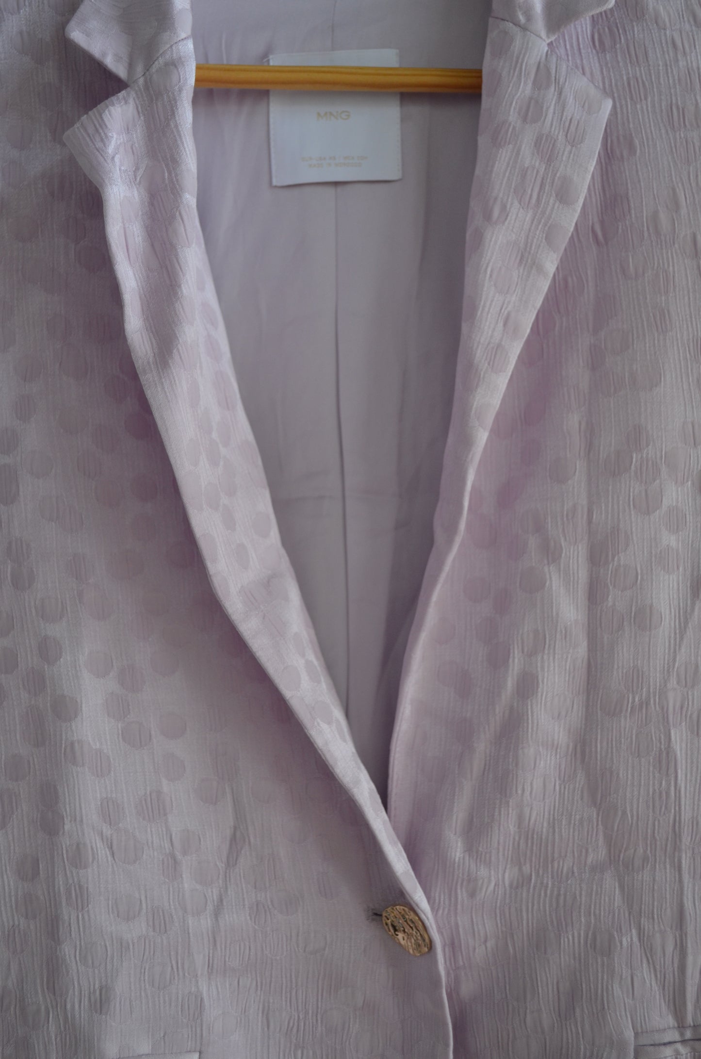 Lavender Polka Dot Blazer