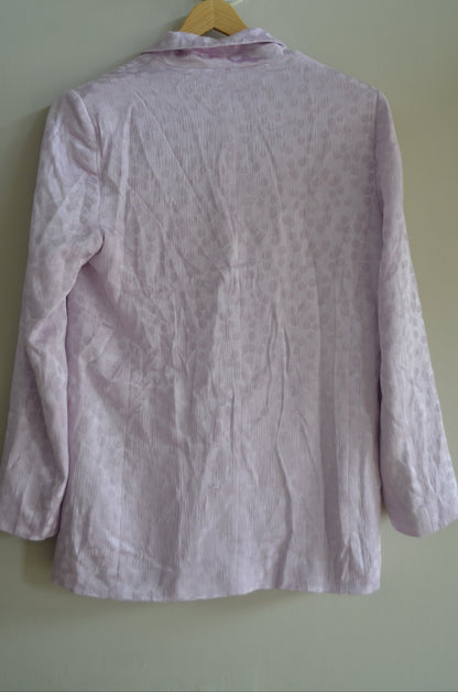 Lavender Polka Dot Blazer
