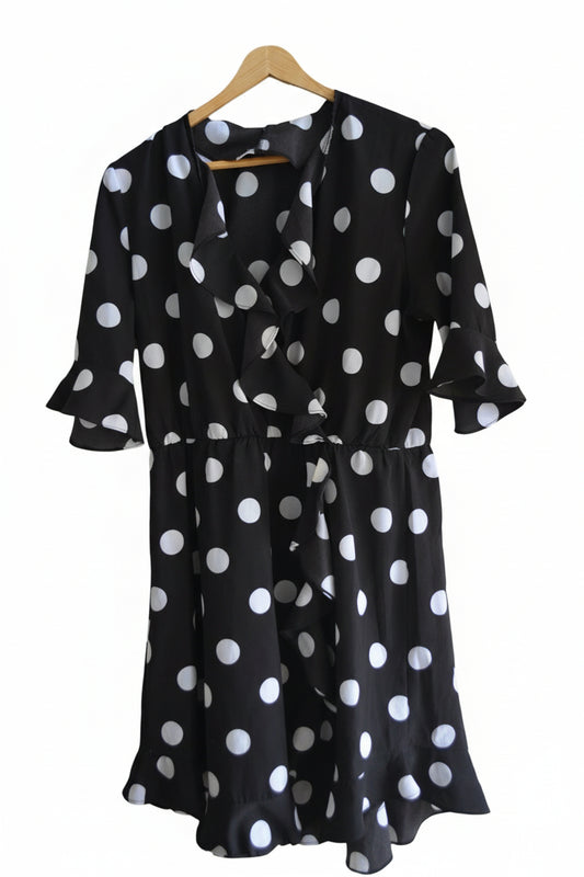 Black & White Polka Dot Dress