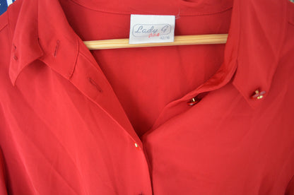 Red Long Sleeve Shirt