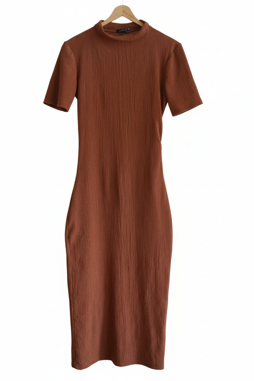 Brown Bodycon Long Dress
