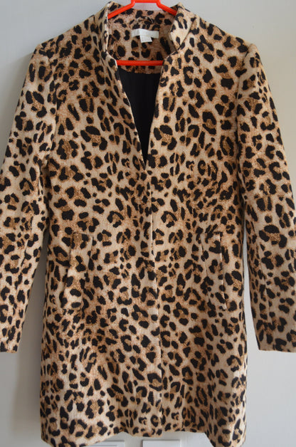 Animal Print Long Coat
