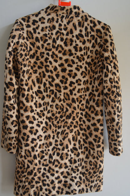 Animal Print Long Coat