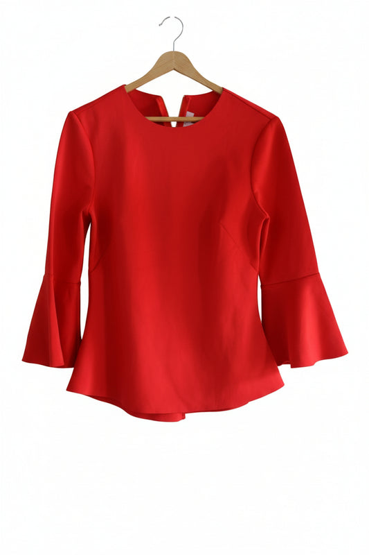 Red Party Blouse