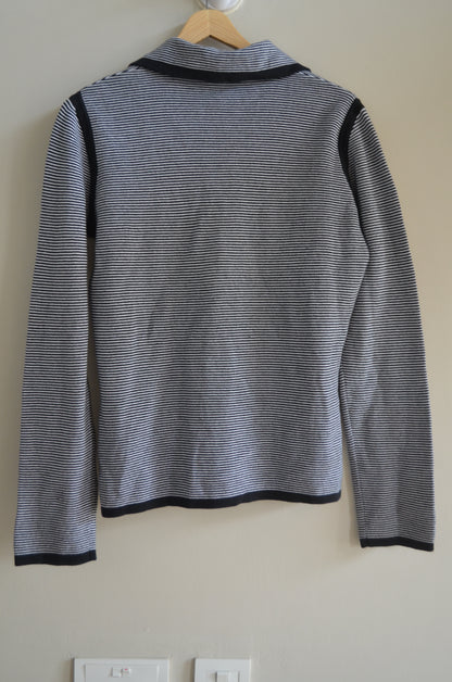 Striped Cardigan Sweater