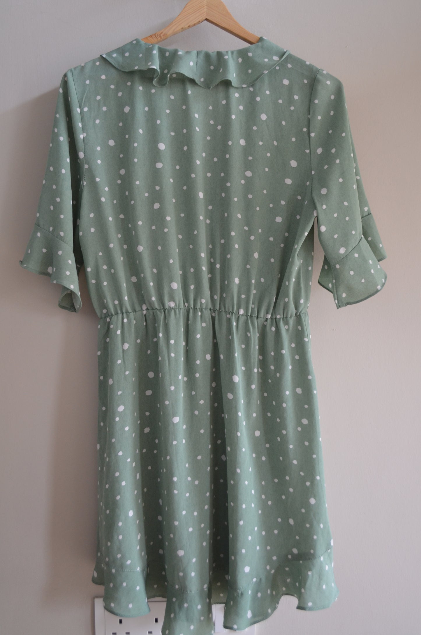 Polka Dot Green Dress