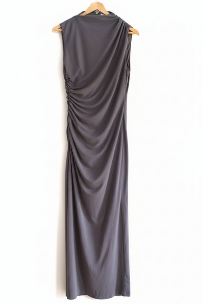 Grey Long Bodycon Dress