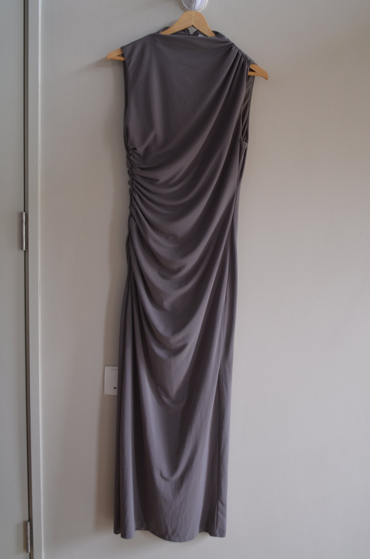 Grey Long Bodycon Dress