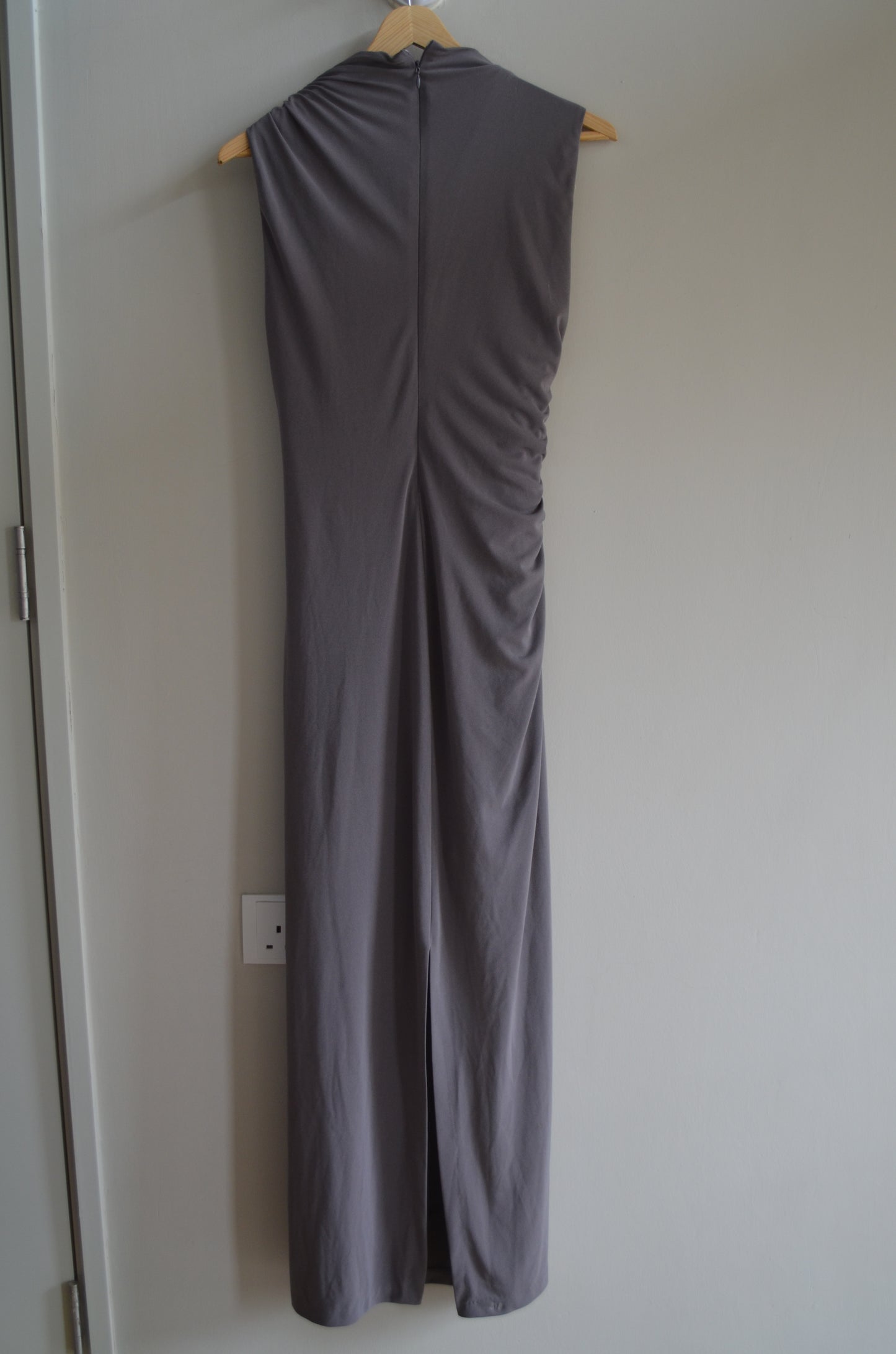 Grey Long Bodycon Dress