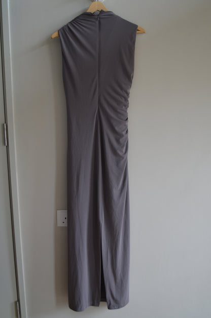 Grey Long Bodycon Dress