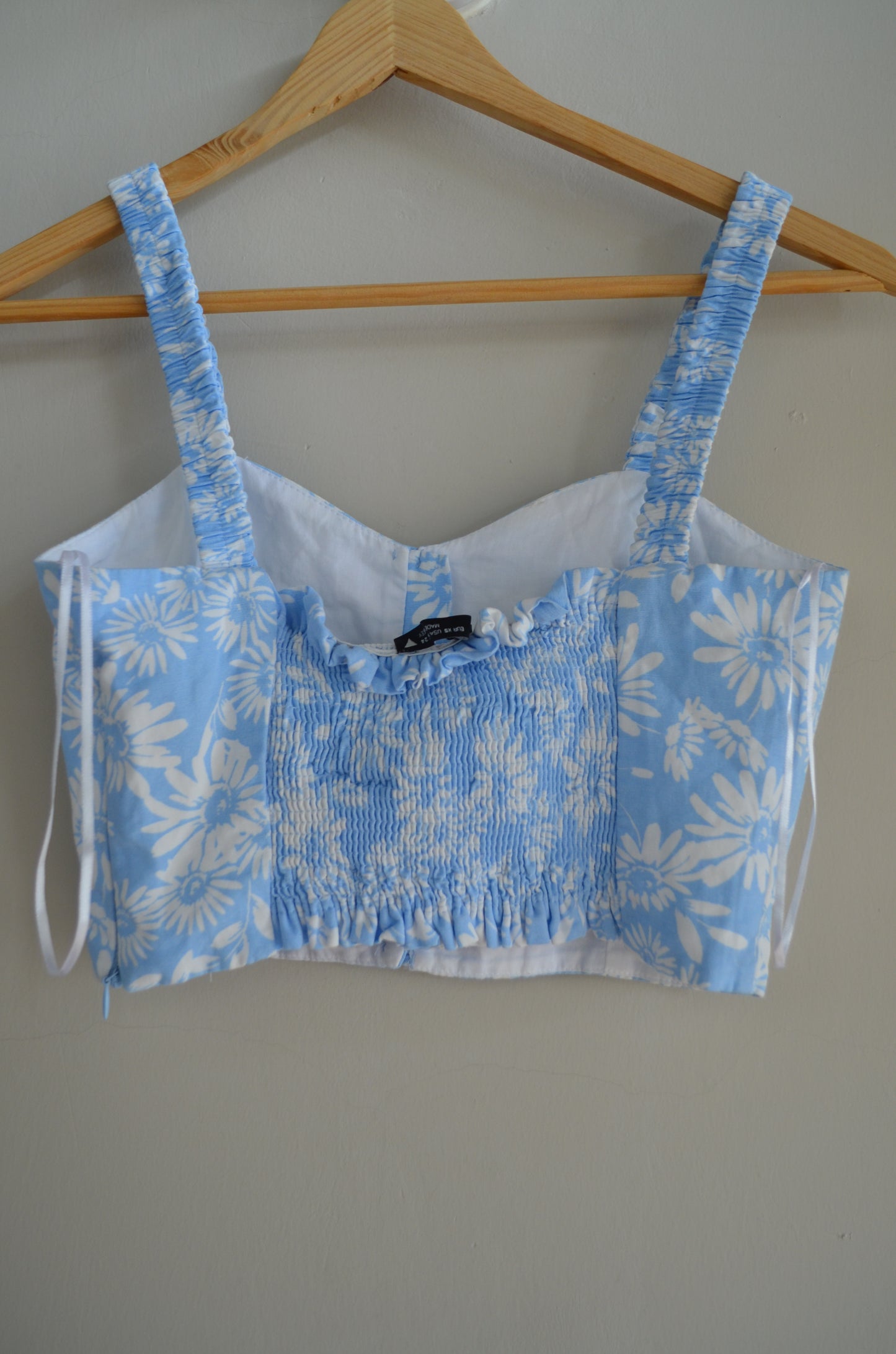 Blue Floral Bralette