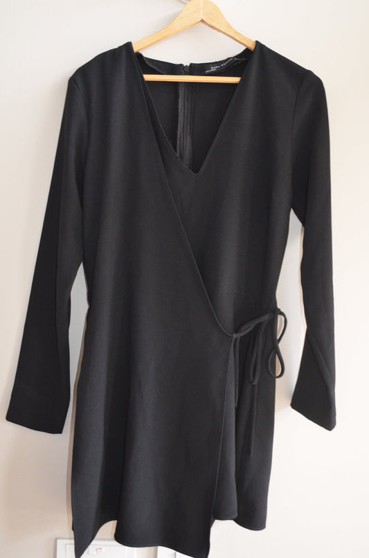 Black Full Sleeve Short Romper
