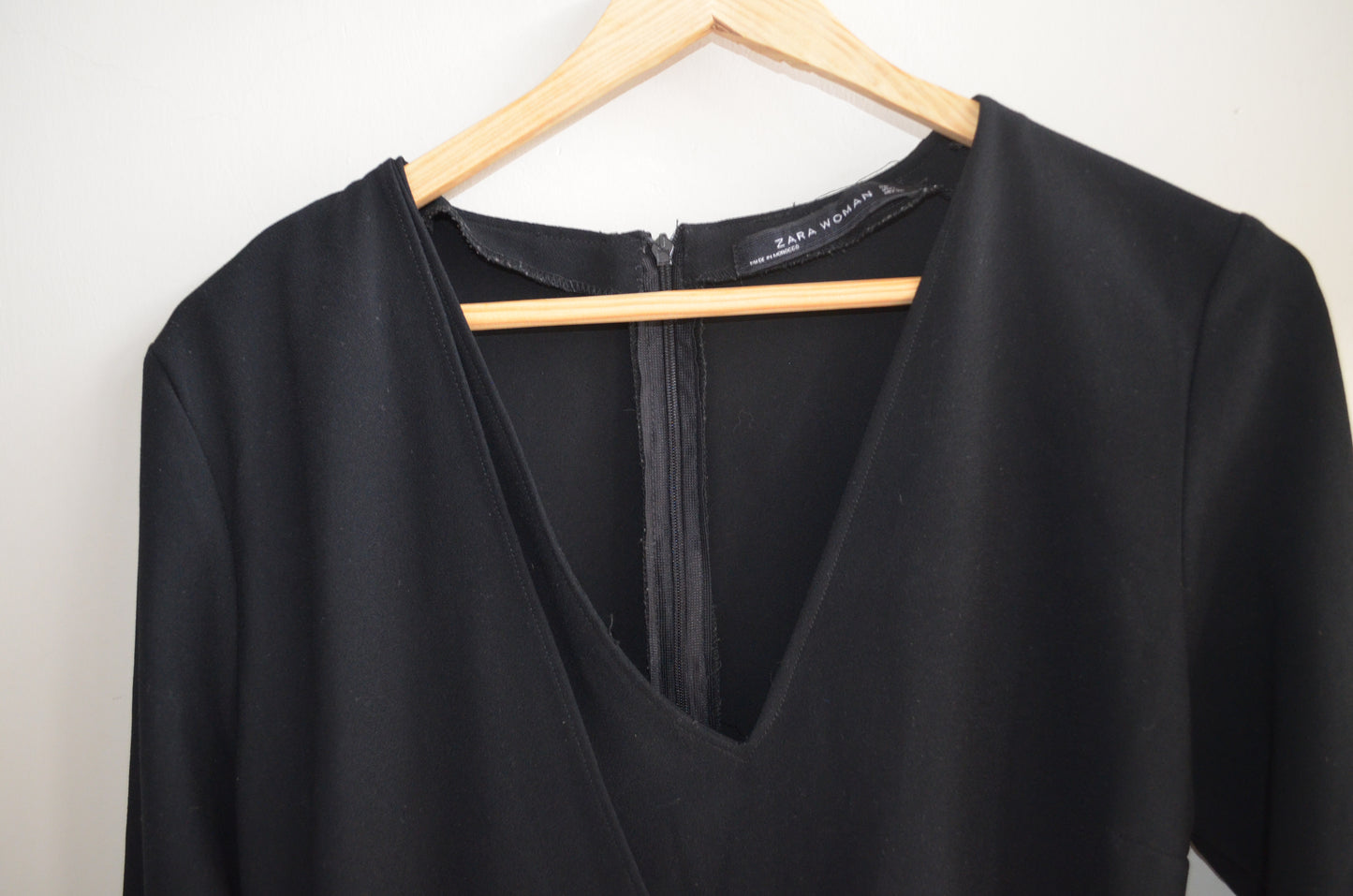 Black Full Sleeve Short Romper