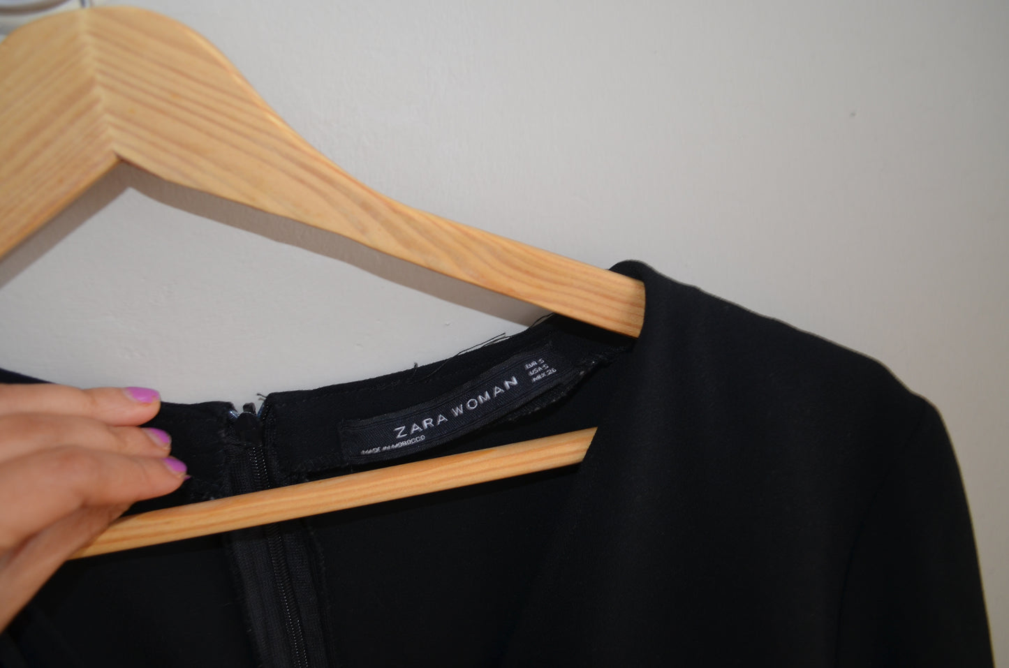 Black Full Sleeve Short Romper