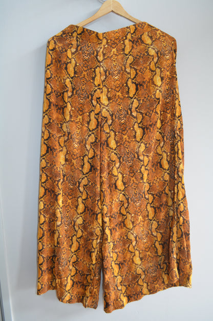 Animal Print Palazzo Pant