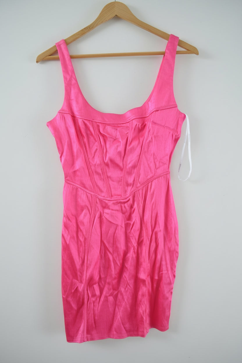 Pink Neon Short Dress